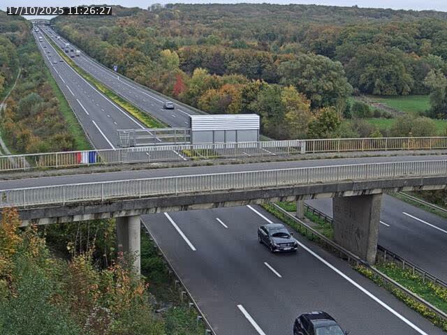 <h2>Caméra autoroute France - A31, Zoufftgen direction Luxembourg-ville, à la frontière entre la France et le Luxembourg</h2>