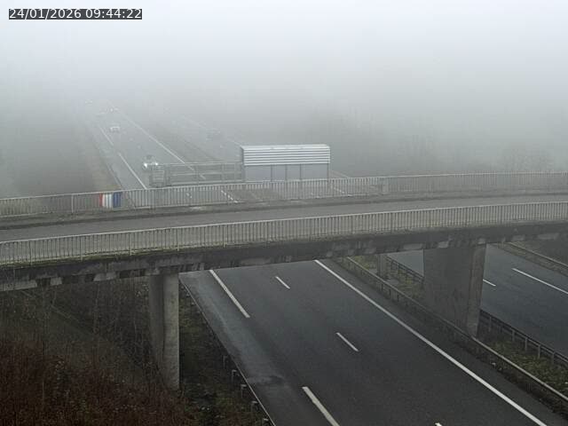 Caméra autoroute France - A31, Zoufftgen direction Luxembourg-ville, à la frontière entre la France et le Luxembourg