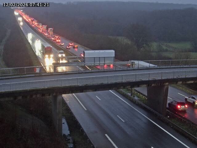 <h2>Caméra autoroute France - A31, Zoufftgen direction Luxembourg-ville, à la frontière entre la France et le Luxembourg</h2>