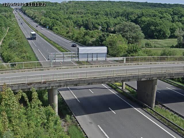 <h2>Caméra autoroute France - A31, Zoufftgen direction Luxembourg-ville, à la frontière entre la France et le Luxembourg</h2>
