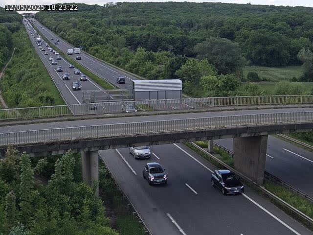 <h2>Caméra autoroute France - A31, Zoufftgen direction Luxembourg-ville, à la frontière entre la France et le Luxembourg</h2>