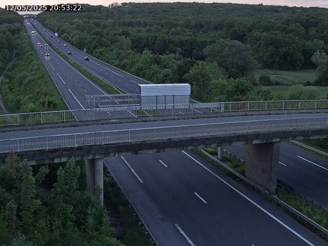 Caméra autoroute France - A31, Zoufftgen direction Luxembourg-ville, à la frontière entre la France et le Luxembourg