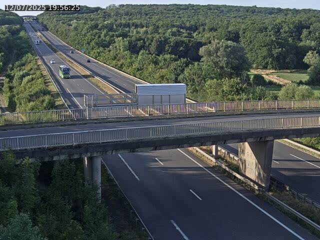 Caméra autoroute France - A31, Zoufftgen direction Luxembourg-ville, à la frontière entre la France et le Luxembourg