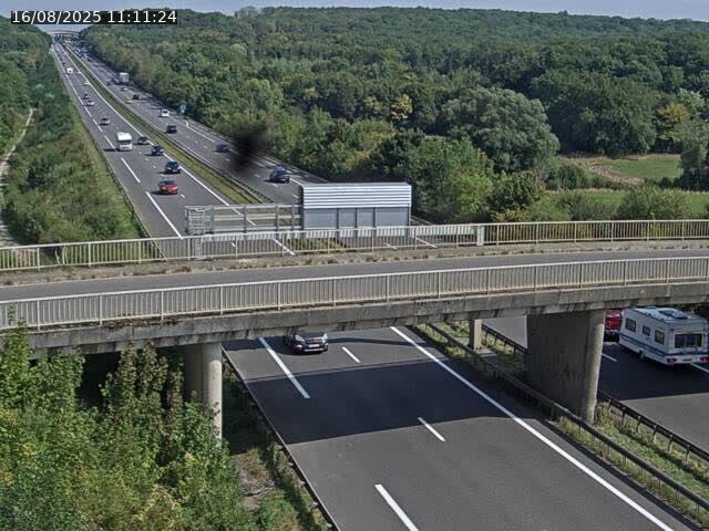 <h2>Caméra autoroute France - A31, Zoufftgen direction Luxembourg-ville, à la frontière entre la France et le Luxembourg</h2>