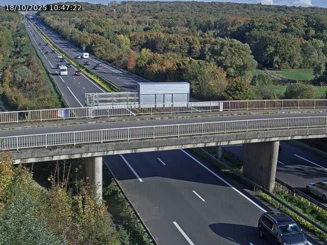 Caméra autoroute France - A31, Zoufftgen direction Luxembourg-ville, à la frontière entre la France et le Luxembourg