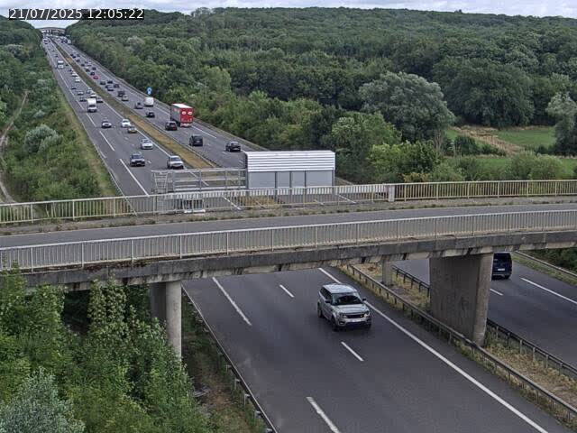 <h2>Caméra autoroute France - A31, Zoufftgen direction Luxembourg-ville, à la frontière entre la France et le Luxembourg</h2>