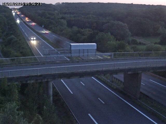 Caméra autoroute France - A31, Zoufftgen direction Luxembourg-ville, à la frontière entre la France et le Luxembourg