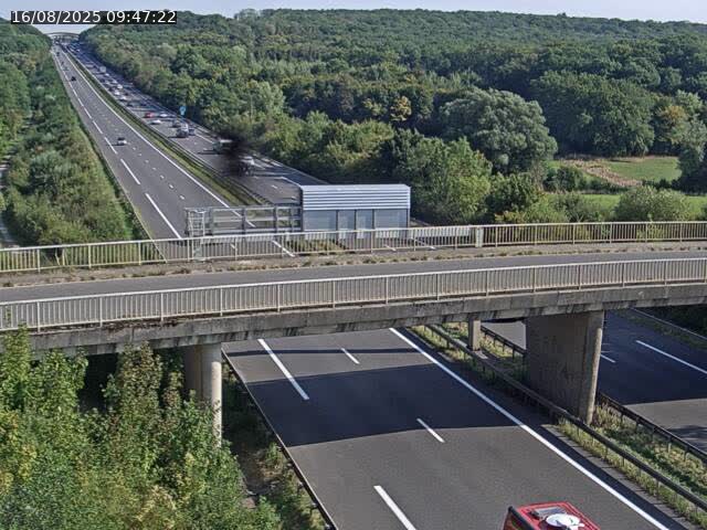 Caméra autoroute France - A31, Zoufftgen direction Luxembourg-ville, à la frontière entre la France et le Luxembourg