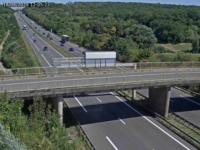 Caméra autoroute France - A31, Zoufftgen direction Luxembourg-ville, à la frontière entre la France et le Luxembourg