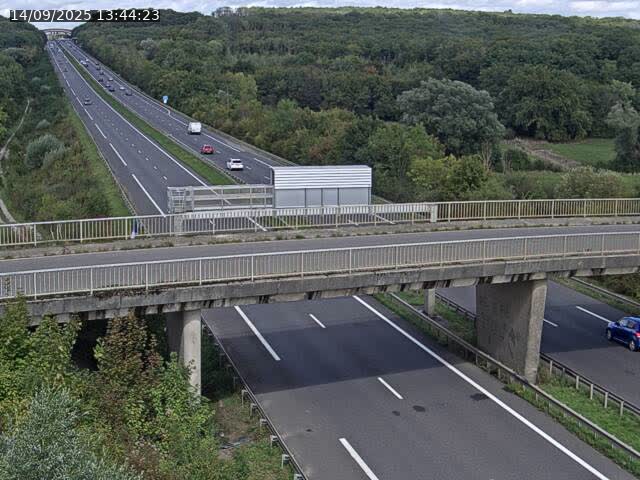 Caméra autoroute France - A31, Zoufftgen direction Luxembourg-ville, à la frontière entre la France et le Luxembourg