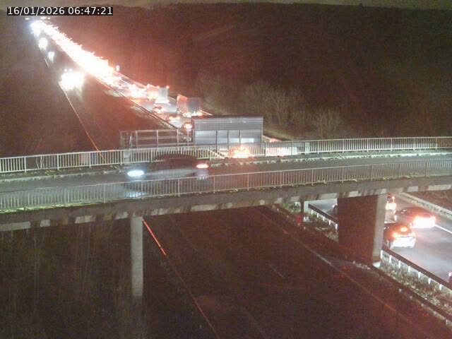 Caméra autoroute France - A31, Zoufftgen direction Luxembourg-ville, à la frontière entre la France et le Luxembourg