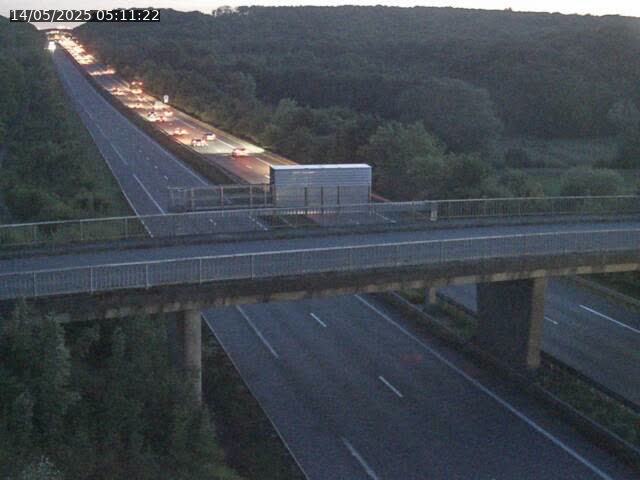 Caméra autoroute France - A31, Zoufftgen direction Luxembourg-ville, à la frontière entre la France et le Luxembourg