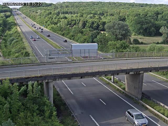 Caméra autoroute France - A31, Zoufftgen direction Luxembourg-ville, à la frontière entre la France et le Luxembourg