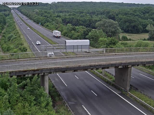Caméra autoroute France - A31, Zoufftgen direction Luxembourg-ville, à la frontière entre la France et le Luxembourg