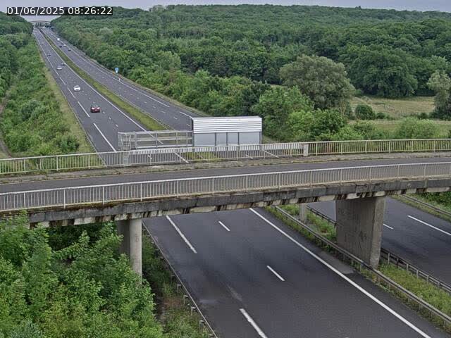 Caméra autoroute France - A31, Zoufftgen direction Luxembourg-ville, à la frontière entre la France et le Luxembourg