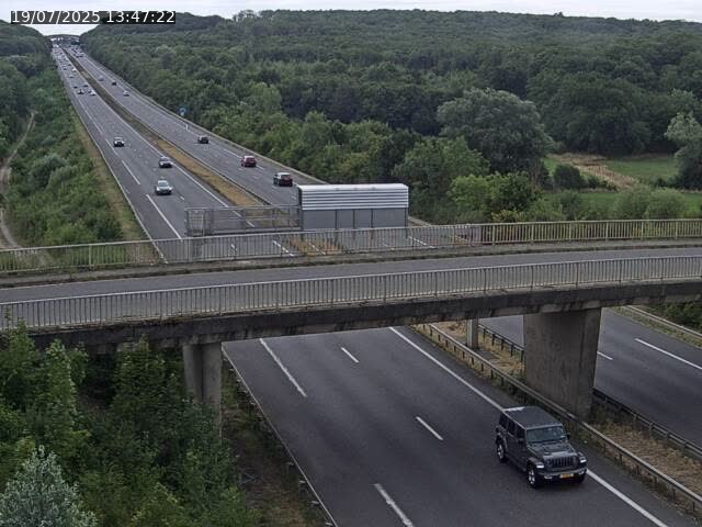Caméra autoroute France - A31, Zoufftgen direction Luxembourg-ville, à la frontière entre la France et le Luxembourg