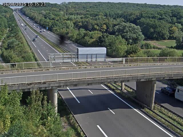 <h2>Caméra autoroute France - A31, Zoufftgen direction Luxembourg-ville, à la frontière entre la France et le Luxembourg</h2>