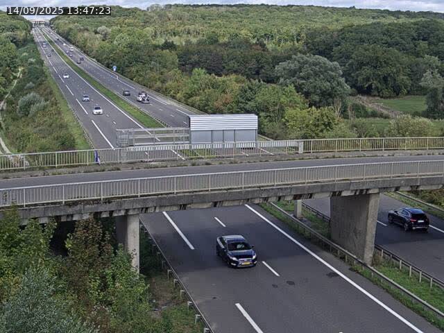 Caméra autoroute France - A31, Zoufftgen direction Luxembourg-ville, à la frontière entre la France et le Luxembourg