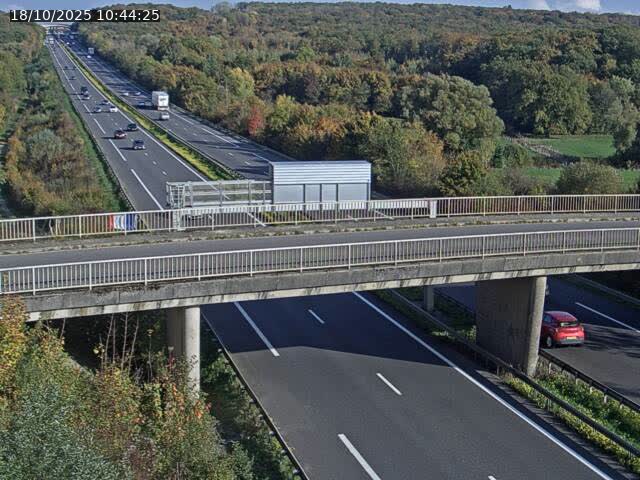 Caméra autoroute France - A31, Zoufftgen direction Luxembourg-ville, à la frontière entre la France et le Luxembourg