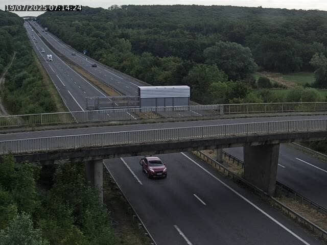 <h2>Caméra autoroute France - A31, Zoufftgen direction Luxembourg-ville, à la frontière entre la France et le Luxembourg</h2>