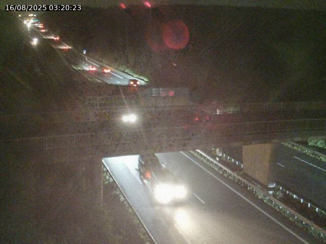 Caméra autoroute France - A31, Zoufftgen direction Luxembourg-ville, à la frontière entre la France et le Luxembourg