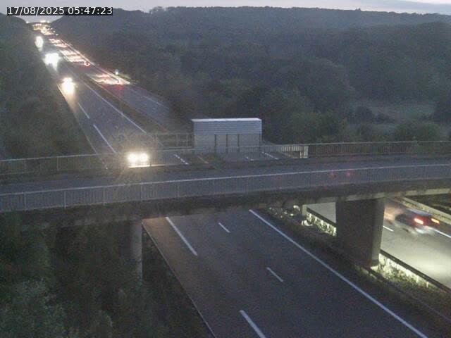 Caméra autoroute France - A31, Zoufftgen direction Luxembourg-ville, à la frontière entre la France et le Luxembourg