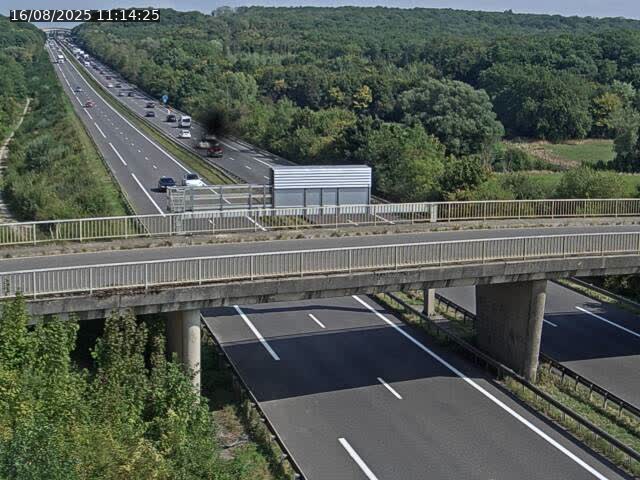 Caméra autoroute France - A31, Zoufftgen direction Luxembourg-ville, à la frontière entre la France et le Luxembourg