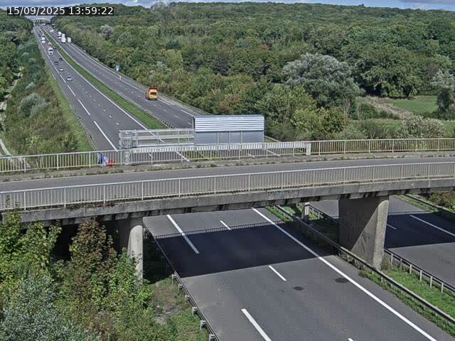 Caméra autoroute France - A31, Zoufftgen direction Luxembourg-ville, à la frontière entre la France et le Luxembourg