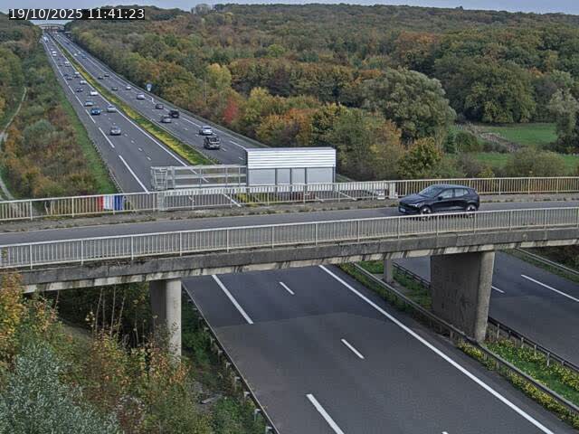 Caméra autoroute France - A31, Zoufftgen direction Luxembourg-ville, à la frontière entre la France et le Luxembourg
