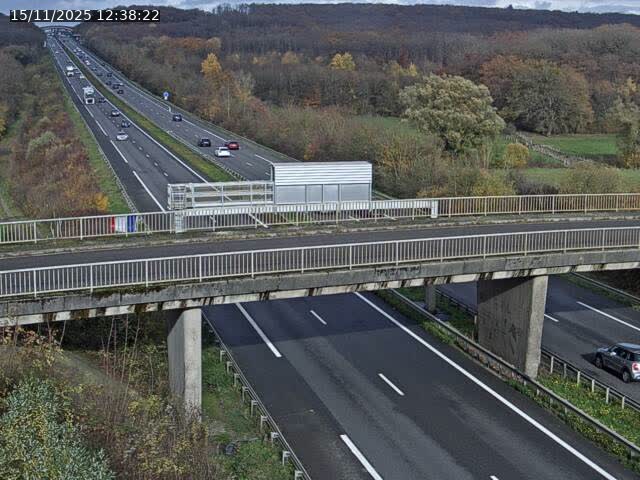 Caméra autoroute France - A31, Zoufftgen direction Luxembourg-ville, à la frontière entre la France et le Luxembourg