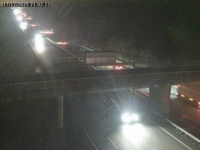 Caméra autoroute France - A31, Zoufftgen direction Luxembourg-ville, à la frontière entre la France et le Luxembourg