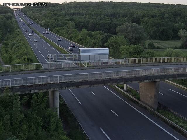 Caméra autoroute France - A31, Zoufftgen direction Luxembourg-ville, à la frontière entre la France et le Luxembourg