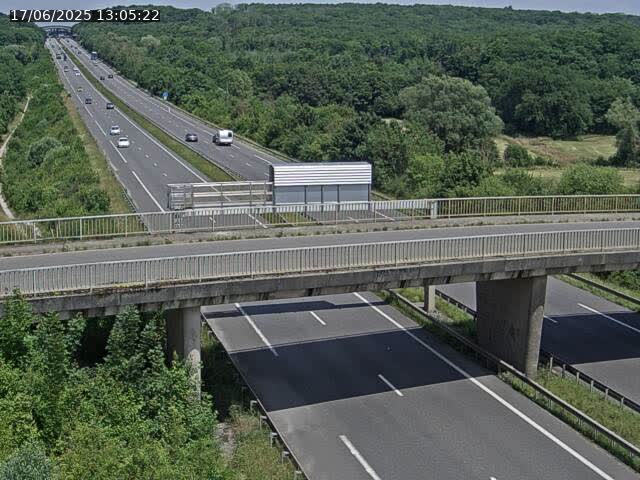 Caméra autoroute France - A31, Zoufftgen direction Luxembourg-ville, à la frontière entre la France et le Luxembourg