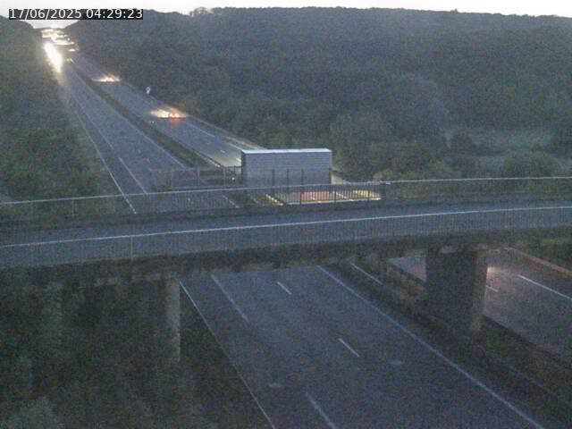 Caméra autoroute France - A31, Zoufftgen direction Luxembourg-ville, à la frontière entre la France et le Luxembourg