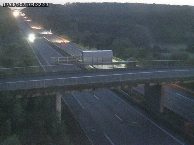 Caméra autoroute France - A31, Zoufftgen direction Luxembourg-ville, à la frontière entre la France et le Luxembourg
