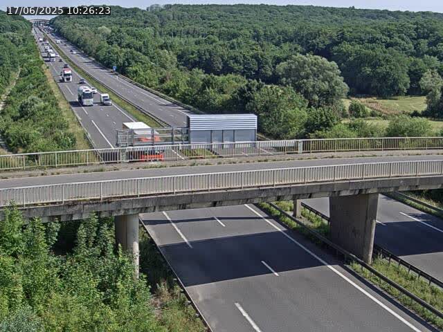 Caméra autoroute France - A31, Zoufftgen direction Luxembourg-ville, à la frontière entre la France et le Luxembourg