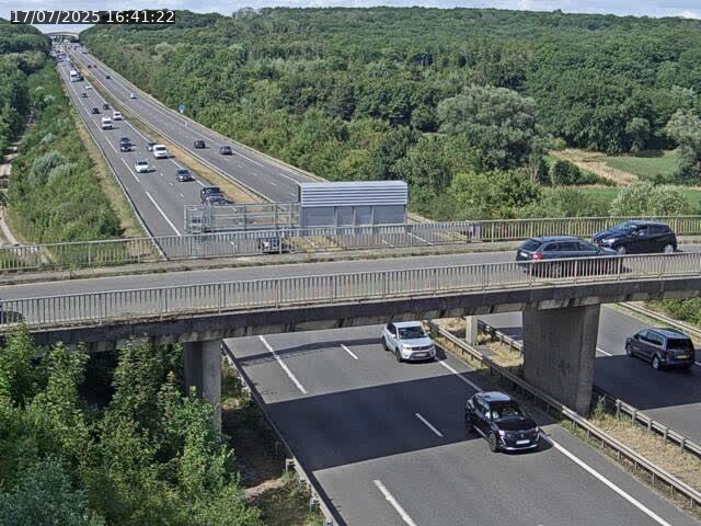 Caméra autoroute France - A31, Zoufftgen direction Luxembourg-ville, à la frontière entre la France et le Luxembourg