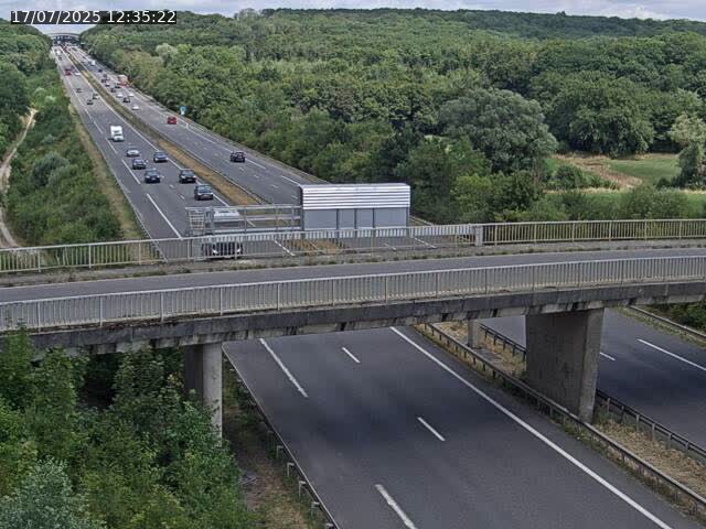 Caméra autoroute France - A31, Zoufftgen direction Luxembourg-ville, à la frontière entre la France et le Luxembourg