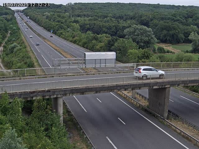 Caméra autoroute France - A31, Zoufftgen direction Luxembourg-ville, à la frontière entre la France et le Luxembourg