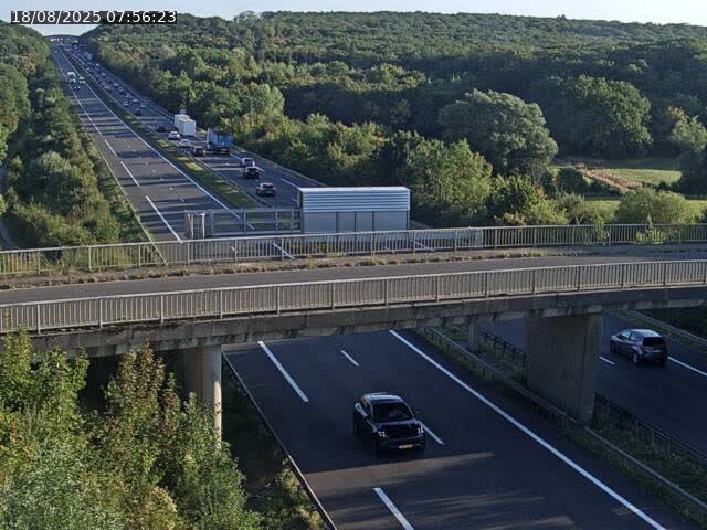 Caméra autoroute France - A31, Zoufftgen direction Luxembourg-ville, à la frontière entre la France et le Luxembourg