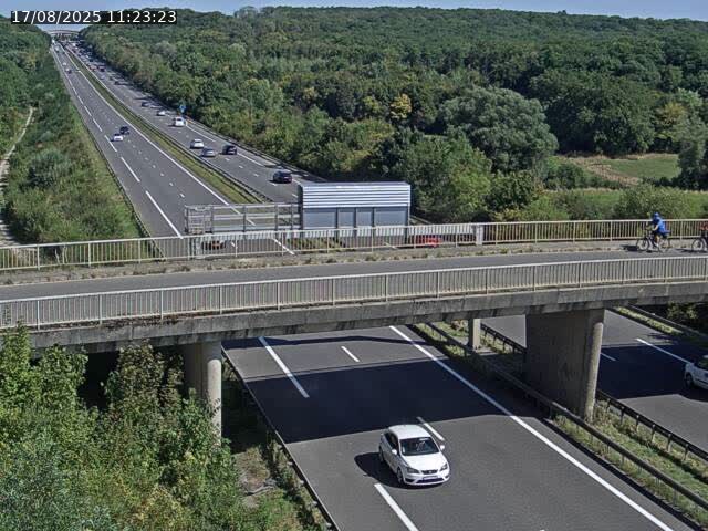 Caméra autoroute France - A31, Zoufftgen direction Luxembourg-ville, à la frontière entre la France et le Luxembourg
