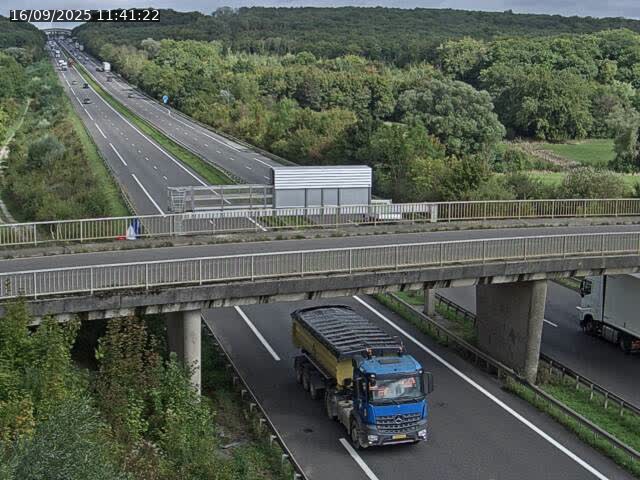Caméra autoroute France - A31, Zoufftgen direction Luxembourg-ville, à la frontière entre la France et le Luxembourg