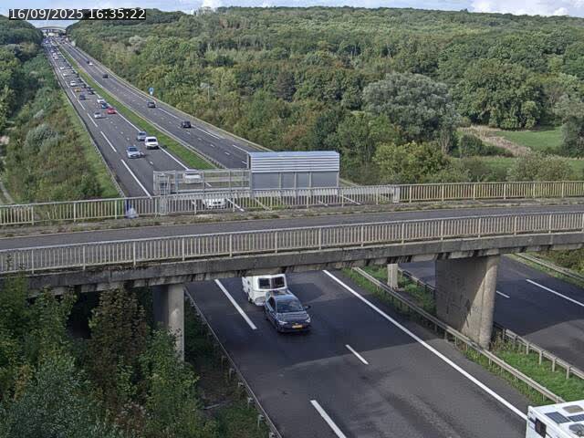 Caméra autoroute France - A31, Zoufftgen direction Luxembourg-ville, à la frontière entre la France et le Luxembourg