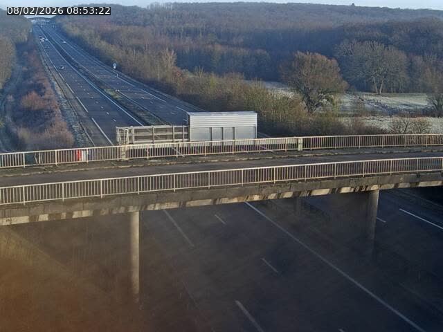 Caméra autoroute France - A31, Zoufftgen direction Luxembourg-ville, à la frontière entre la France et le Luxembourg