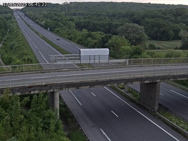 Caméra autoroute France - A31, Zoufftgen direction Luxembourg-ville, à la frontière entre la France et le Luxembourg
