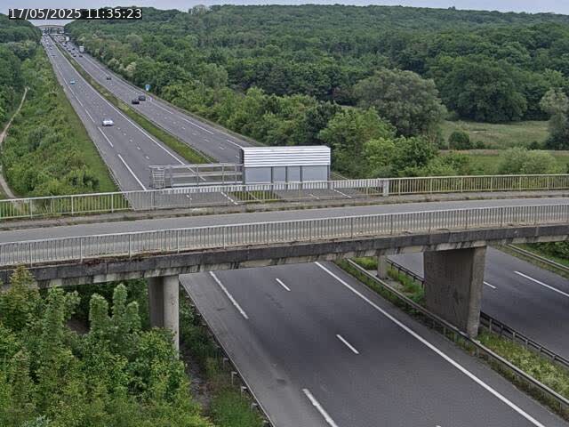 Caméra autoroute France - A31, Zoufftgen direction Luxembourg-ville, à la frontière entre la France et le Luxembourg