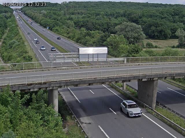 Caméra autoroute France - A31, Zoufftgen direction Luxembourg-ville, à la frontière entre la France et le Luxembourg