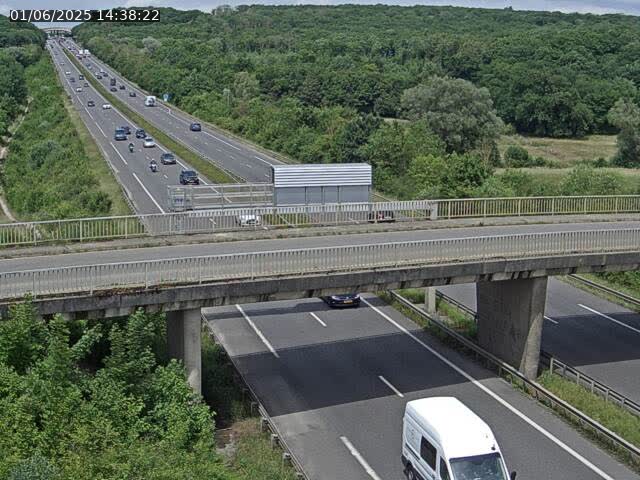 Caméra autoroute France - A31, Zoufftgen direction Luxembourg-ville, à la frontière entre la France et le Luxembourg