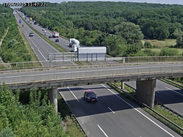 <h2>Caméra autoroute France - A31, Zoufftgen direction Luxembourg-ville, à la frontière entre la France et le Luxembourg</h2>