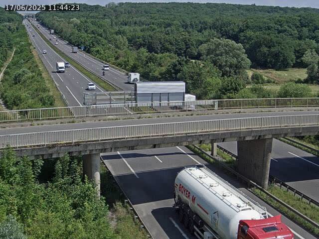 Caméra autoroute France - A31, Zoufftgen direction Luxembourg-ville, à la frontière entre la France et le Luxembourg